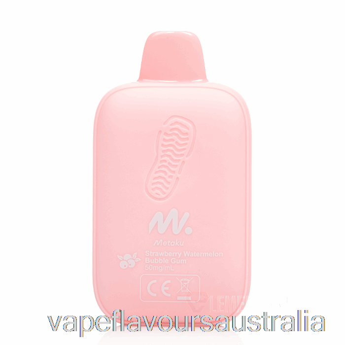 Vape Nicotine Australia Metaku Moonwalk 9000 Disposable Strawberry Watermelon Bubble Gum